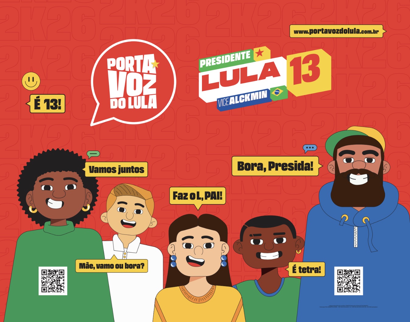 Backdrop porta-vozes — miniatura, clique para ver referências